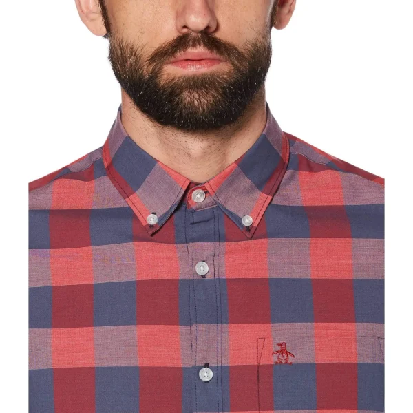 Original Penguin End-on-End Plaid Shirt