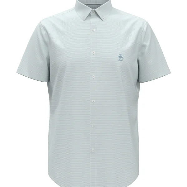 Original Penguin Feeder Stripe Linen Shirt