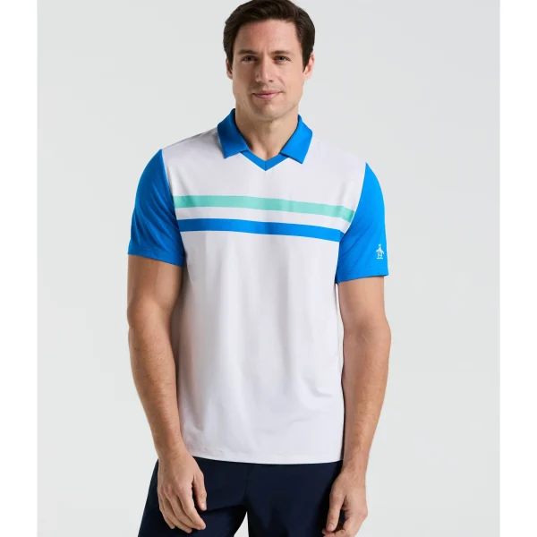 Original Penguin Heritage Blocked Performance Tennis Tee