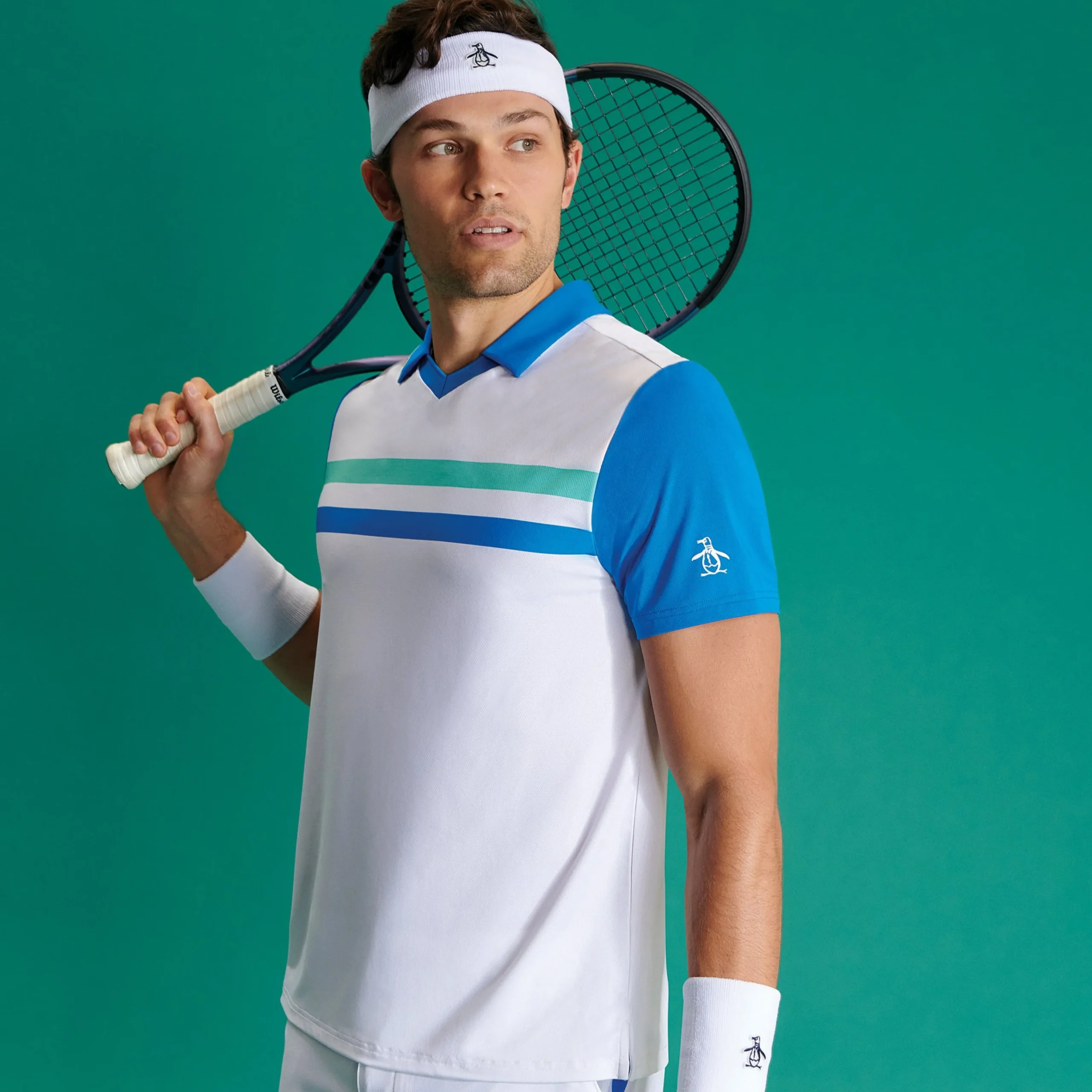 heritage_blocked_performa_1.webp Original Penguin Heritage Blocked Performance Tennis Tee