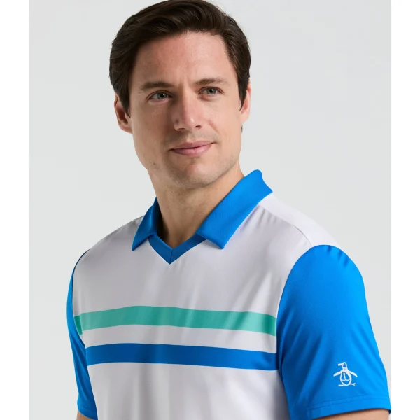 Original Penguin Heritage Blocked Performance Tennis Tee