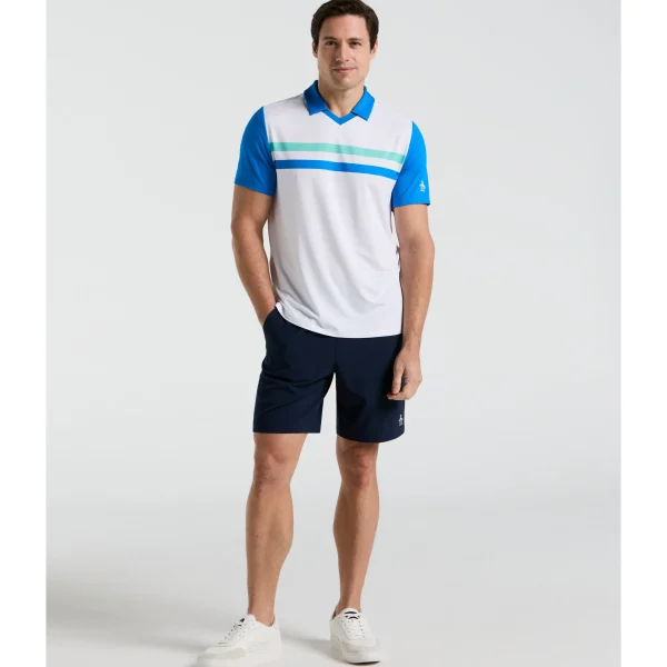 Original Penguin Heritage Blocked Performance Tennis Tee