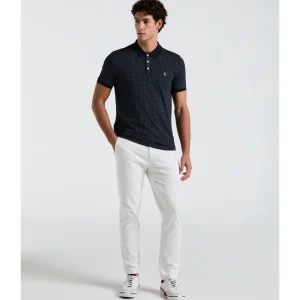 Original Penguin Jersey All-Over Diamond Ditsy Print Polo