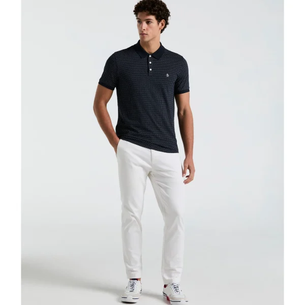 Original Penguin Jersey All-Over Diamond Ditsy Print Polo