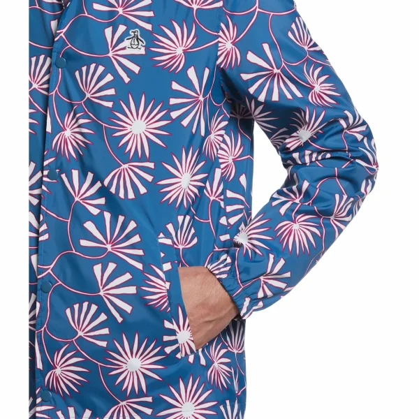 Original Penguin Leaf Print Rain Jacket