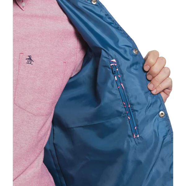 Original Penguin Leaf Print Rain Jacket