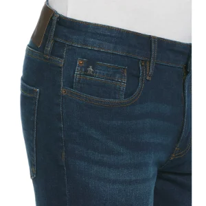 Original Penguin Vintage Wash Slim Fit Stretch Denim Trousers