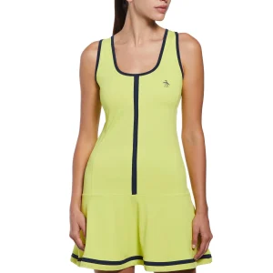Original Penguin Women's Drop Waist Color Block Tennis Dress